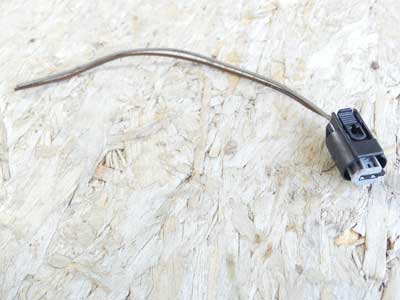 Mercedes Black Gray 2 Pin 2 Wire Connector 968339-2